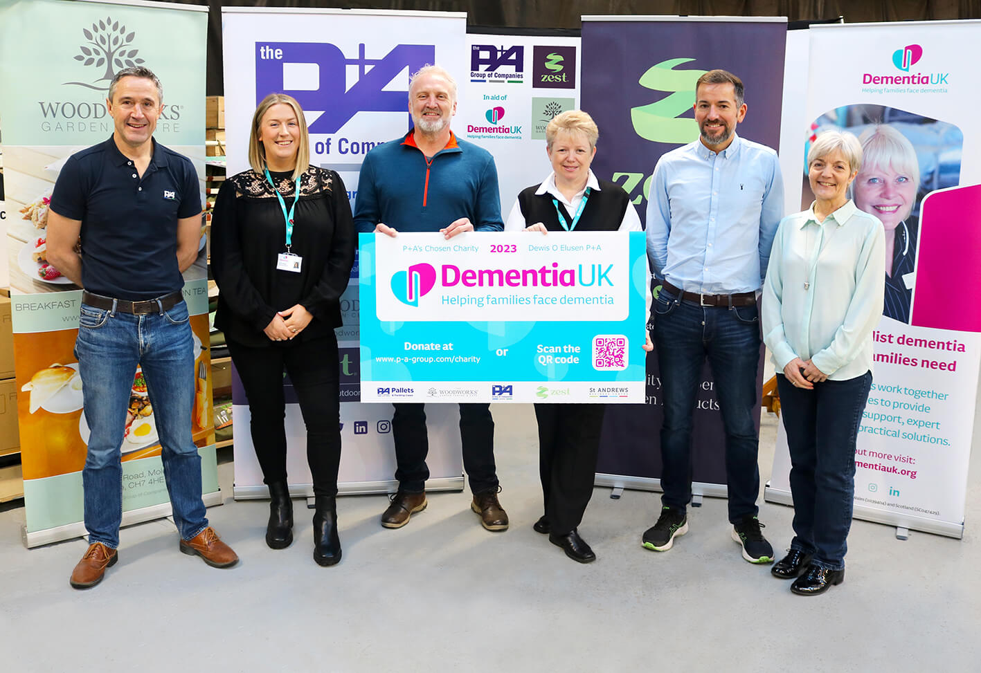 P&A Group of Campanies Directors supports Dementia UK