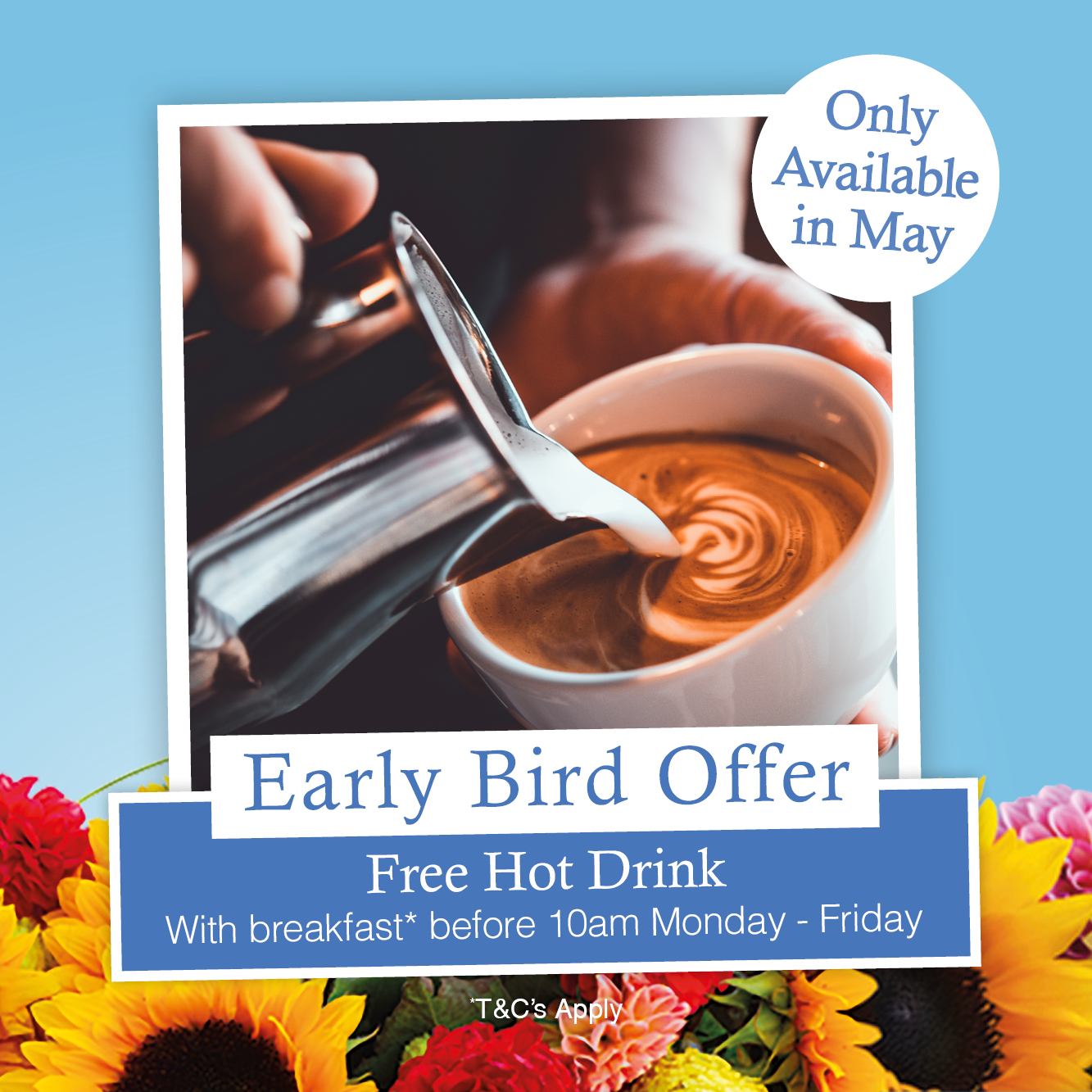Woodworks May Campaign Web Assets – Free Hot Drink SQ